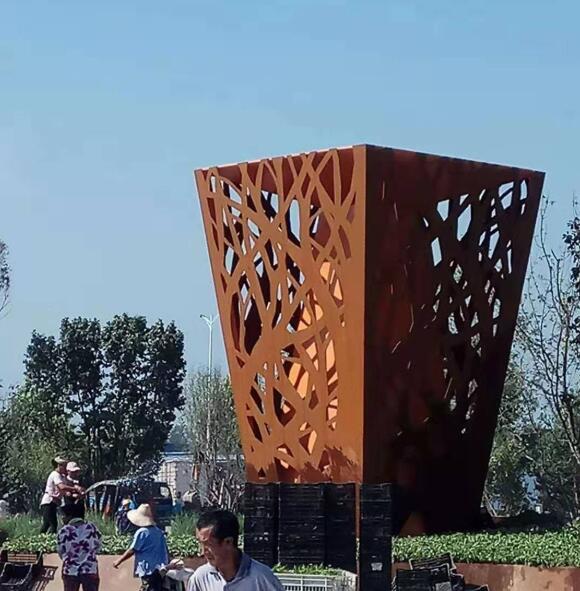 东宁耐候钢板雕塑